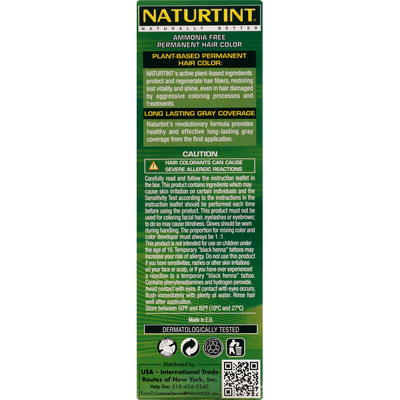 Naturtint Hair Color, Permanent, Dark Chestnut Brown 3N