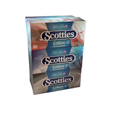 Scotties Lotion 3 Ply Facial Tissue