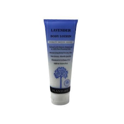 Plantlife Lavender Body Lotion Made With Organic Ingredients & 100% Pure Essential Oils