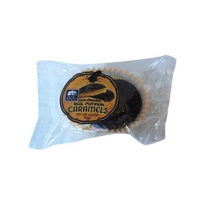 Long Grove Confectionary Company Chocolate Pumpkin Caramel Squares