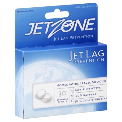 JetZone Jet Lag Prevention, Chewable Tablets