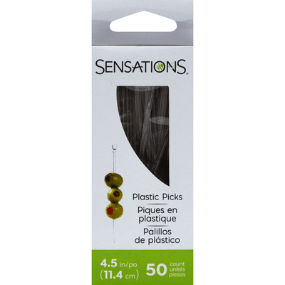 Sensations Picks, Plastic, 4.5 Inch