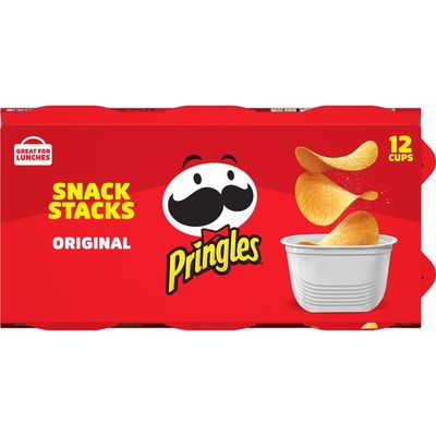 Pringles Potato Crisps Chips, Lunch Snacks, Office and Kids Snacks, Original