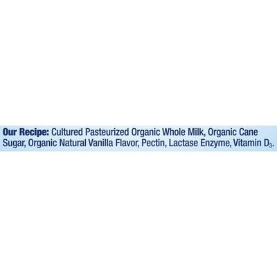 Stonyfield® Organic Strawberry Whole Milk Probiotic Yogurt