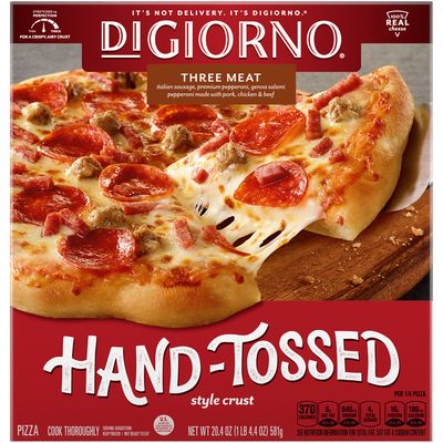 DiGiorno Three Meat Frozen Pizza on a Hand-Tossed Style Crust