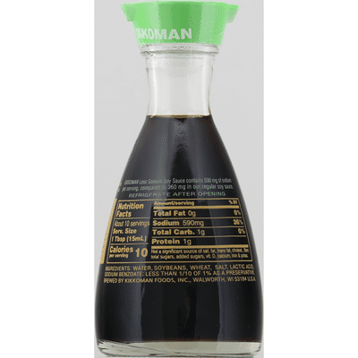 Kikkoman Soy Sauce, Less Sodium