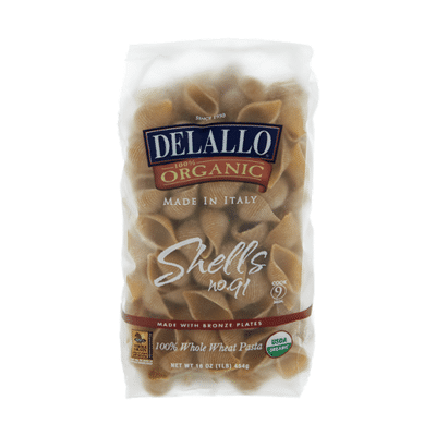 DeLallo Organic Whole Wheat Shells #91