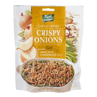 Fresh Gourmet Garlic Pepper Crispy Onions
