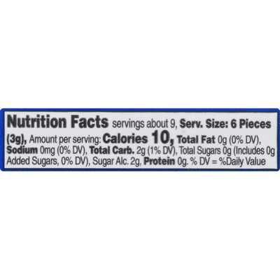 Tic Tac Gum, Sugar Free, Freshmint