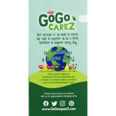 GoGo Squeez Apple Sauce, Apple Apple, 12 Pack
