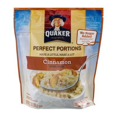 Quaker Perfect Portions Oatmeal Cinnamon