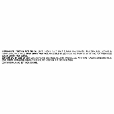Kellogg's Rice Krispies Treats Marshmallow Snack Bar, Kids Snacks, School Lunch, Original