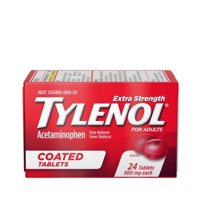 Tylenol Extra Strength Coated Tablets For Adults