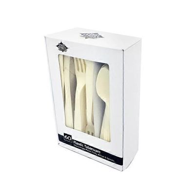 First Street Artstyle Ivory Combo Cutlery