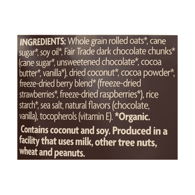 Nature's Path Love Crunch Dark Chocolate & Red Berries Granola