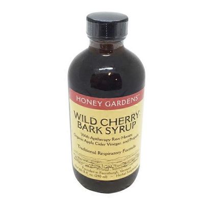 Honey Gardens Apitherapy Wild Cherry Bark Syrup