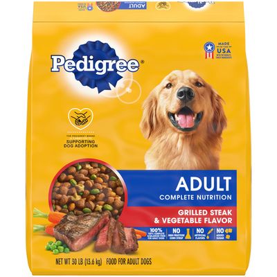 Pedigree Complete Nutrition Adult Dry Dog Food Grilled Steak & Vegetable Flavor