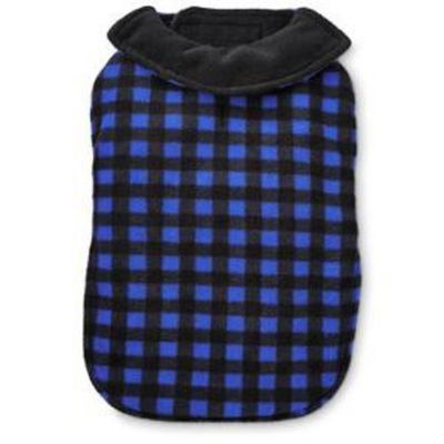 Good2 Go Blue Checker Cozy Coat Dog Jacket Large/X Large