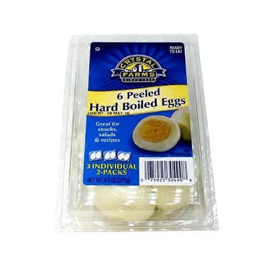 Crystal Farms Peeled Hard Boiled Eggs (9.5 oz) - Instacart