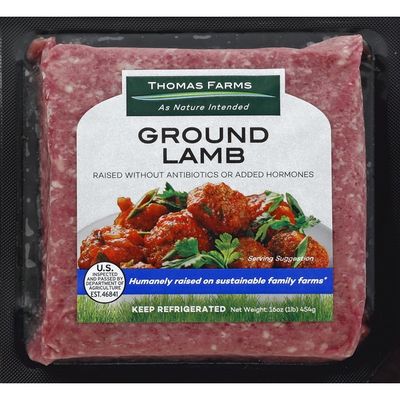 Thomas Farm Lamb, Ground, Grass Fed