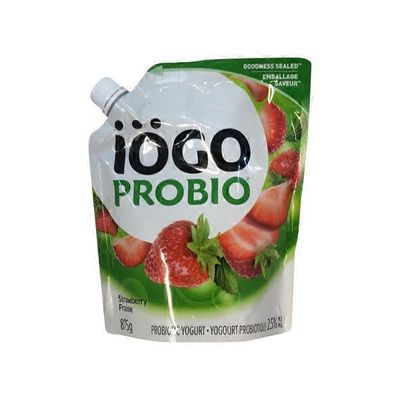Iogo Gfpf 2.5% Strawberry Probiotic Yogurt