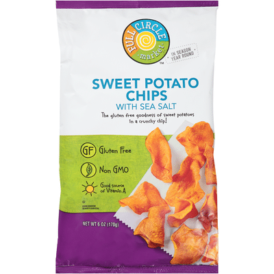 Full Circle Market Sweet Potato Chips With Sea Salt 6 Oz Instacart