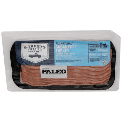 Garrett Valley Sugar Free Turkey Bacon