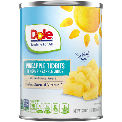 Dole Pineapple Tidbits in Pineapple Juice