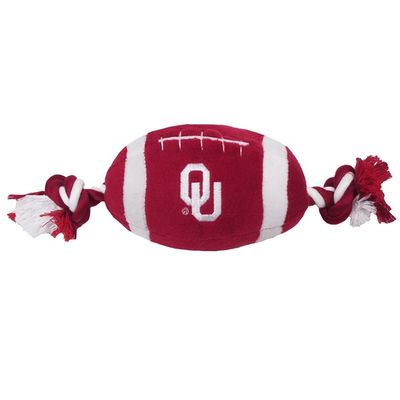Pets First Oklahoma Sooners Plush Football Dog Toys
