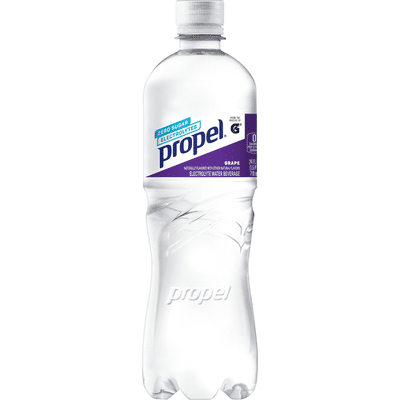 Propel Electrolyte Water Beverage, Zero Sugar, Grape