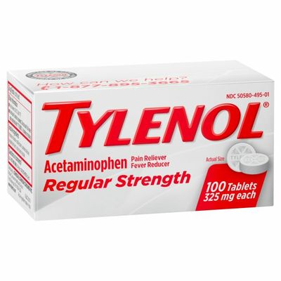 Tylenol Regular Strength Tablets, 325 Mg