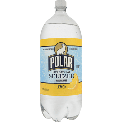 Polar Seltzer, 100% Natural, Lemon