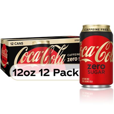 Coca Cola Zero Sugar Caffeine Free Soda Soft Drink