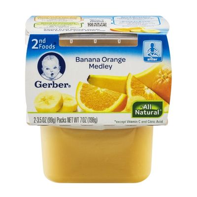 Gerber 2nd Foods Banana Orange Medley - 2 CT