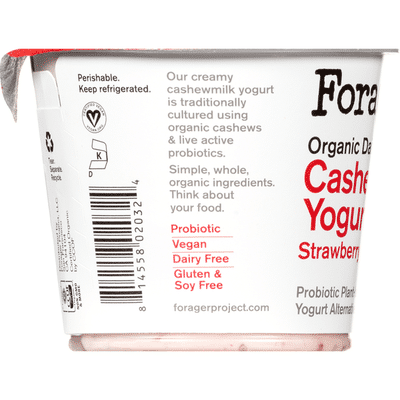 Forager Project Strawberry Dairy-Free Cashewgurt