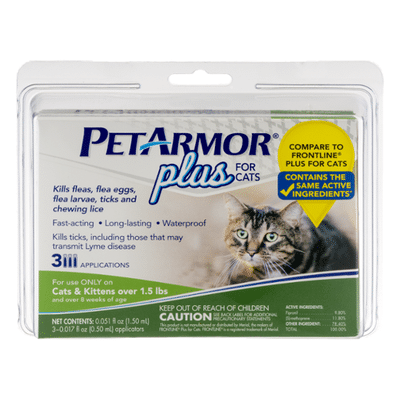 PetArmor Flea, Tick & Lice Treatment, for Cats & Kittens, Over 1.5 lbs