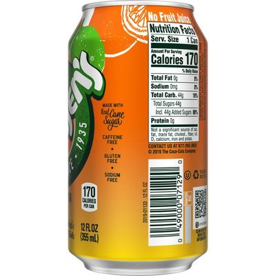 Hansen's Natural Mandarin Lime Can