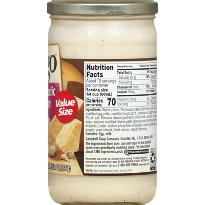 Prego® Roasted Garlic Parmesan Alfredo Sauce