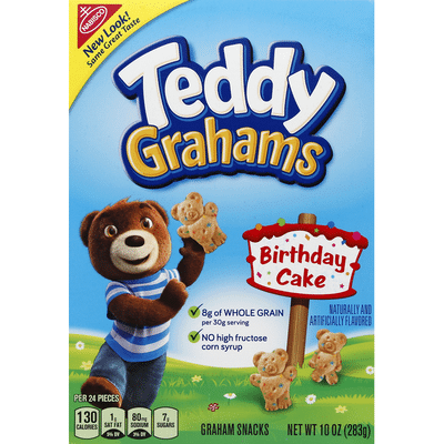 Teddy Grahams Graham Snacks, Birthday Cake