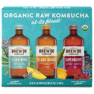 Brew Dr. Kombucha Organic Kombucha Variety Pack