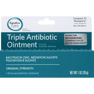 Signature Care Antibiotic Ointment, Triple, Original Strength
