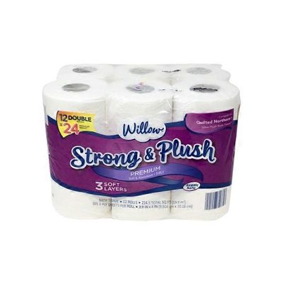 Willow 165-Sheet Double Roll 3-Ply Bath Tissue