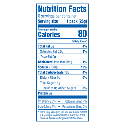 Nabisco Mister Salty Pretzels 'n Cheesy Dip