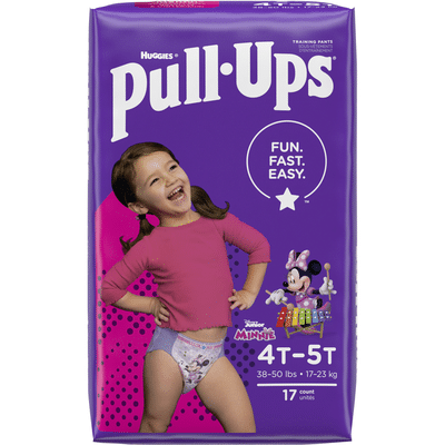 Pull-Ups Girls' Potty Training Pants Size 6, 4T-5T