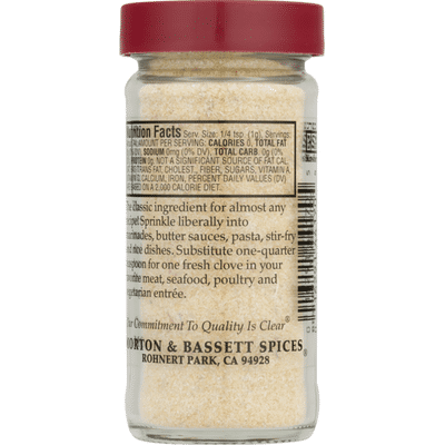 Morton & Bassett Spices Garlic Powder