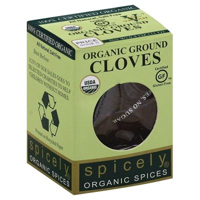 Spicely Cloves, Ground, Organic
