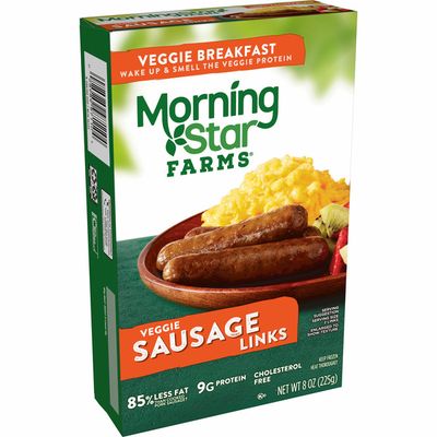 Morning Star Farms Meatless Sausage Links, Plant Based Protein, Original