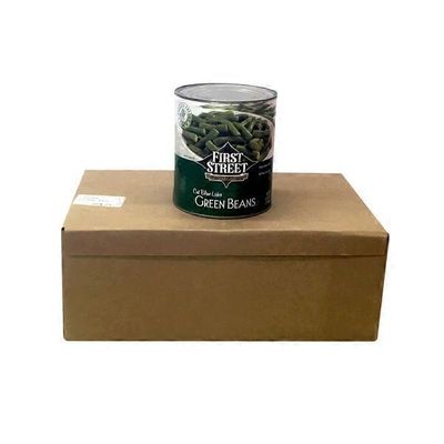 First Street Case Of Cut Green Beans