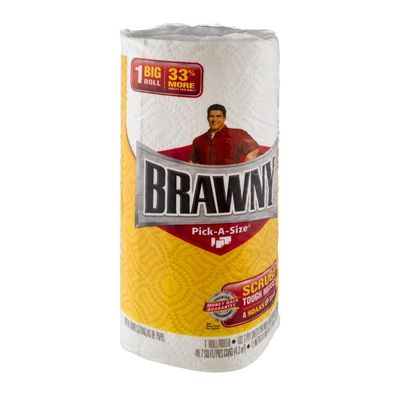 Brawny Pick-A-Size Paper Towels Big Roll White - 1 CT