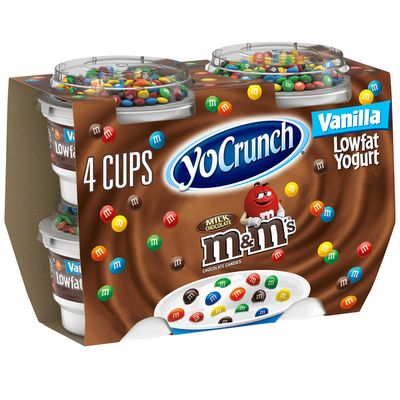 YoCrunch low fat Vanilla with M&Ms Yogurt